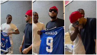 Phenomenal Charles Okocha Gets Special Gift After Visiting Ighalo in His Palatial Mansion, Video