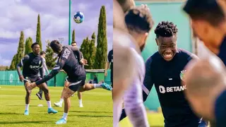 Ghanaian Teen Sensation Fatawu Issahaku Begins First Team Training at Sporting CP