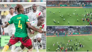 Fans Invade Pitch After Cameroon's Draw Against Guinea in Yamoussoukro: Video