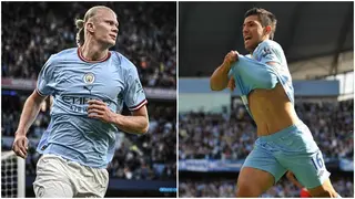 Erling Haaland equals Sergio Aguero's Premier League record with a quickfire hattrick against Nottingham