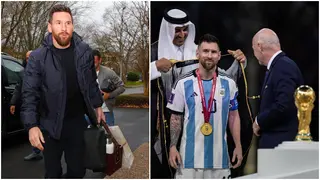 Watch how World Cup winner Leo Messi arrived in Paris like a boss