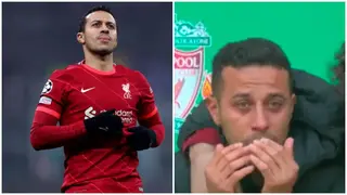 Emotional footage of Liverpool midfielder in tears after missing Carabao Cup Final against Chelsea