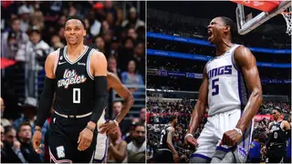 Watch De'Aaron Fox's brutal response when asked about Russell Westbrook joining the Clippers