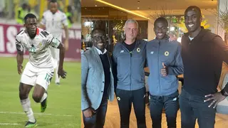 Lovely Moment Ghana Coach Met Jose Mourinho to Convince AS Roma Teen to Play for Black Stars Drops