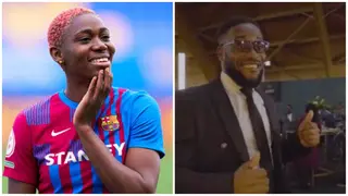 Okocha Shows Brilliant Dancing Skills at CAF Award As Oshoala Named Best Player of the Year