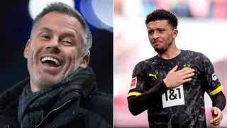 Drunk Jamie Carragher Goes Viral for Funny Interview With Jadon Sancho After Dortmund’s Win vs PSG