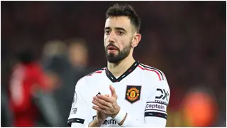 Bruno Fernandes breaks silence on asking to be substituted during Man United's Anfield demolition