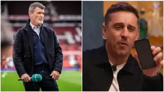 Roy Keane's Old Looking Phone Leaves Pundits in Stitches as Neville Jokes He Will Get Him New One