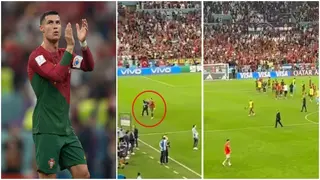 Watch how embattled Portugal star walked off the pitch alone
