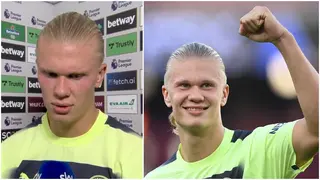 ‘Elated’ Erling Haaland Accidentally Swears Twice in Post Match Interview After Inspiring Man City to Victory