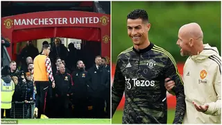 Ronaldo spotted at Man United training ground for showdown talks with Erik ten Hag over Old Trafford walkout