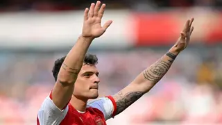 Xhaka scores twice in potential Arsenal farewell