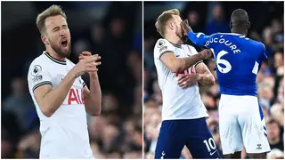 Harry Kane: Fans Blast Tottenham Hotspur Striker After Abdoulaye Doucouré Red Card Incident vs Everton