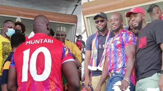 Ex-Ghana captain spotted during Hearts versus Kotoko game showing support to former teammate and club