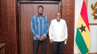 Ghana legend Asamoah Gyan set to launch book, meets president Akufo-Addo