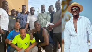 Ghana Legend Visits East Legon Fitness Club to Present Invites for the Release of His Memoir