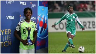 Asisat Oshoala Snubs Mercy Akide, Selects Super Falcons Icon Perpetua Nkwocha to Lead 5 Aside Dream Team