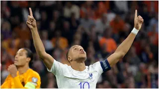 Kylian Mbappe: why France star celebrated against Netherlands pointing to the sky