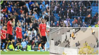 Manchester derby: Man United fans spotted leaving stadium before full time whistle of Etihad humbling
