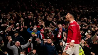 Cristiano Ronaldo unveils new Manchester United celebration after goal against Brighton