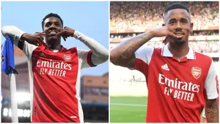 Arsenal's Eddie Nketiah denies he replaced injured star Gabriel Jesus