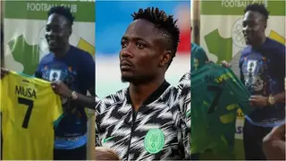 Super Eagles captain Musa makes huge promise after receiving No.7 Kano Pillars shirt in unveiling ceremony