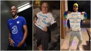 Pierre Emerick Aubameyang: Chelsea striker releases wholesome video with his family in Chelsea jerseys