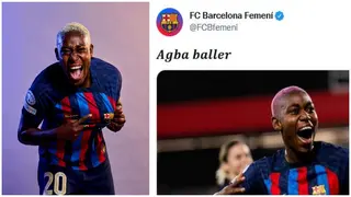 Nigerians React As Barcelona Call Asisat Oshoala 'Agba Baller'