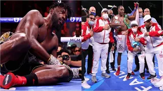 Nigerian Heavyweight Efe Ajagba Suffers First Career Defeat, gets Knocked Down