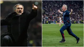 Moyes Copies Mourinho’s Iconic Celebration As West Ham Wins Conference League
