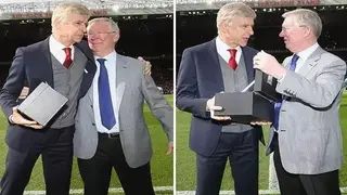 Alex Ferguson honours outgoing Arsenal manager Wenger before Premier League kickoff