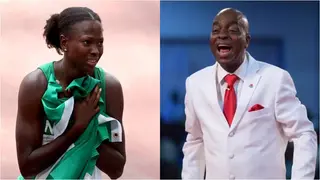 First Olympic Medalist Ese Brume Dedicates Bronze To Popular Nigerian Pastor, David Oyedepo