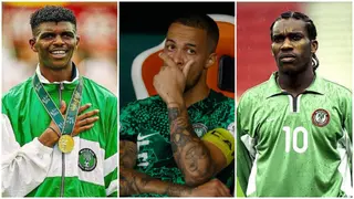 AFCON 2023: Kanu, Okocha Console Super Eagles Players After Loss to Ivory Coast