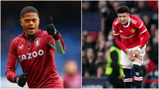 Aston Villa Star Mocks Jadon Sancho Ahead of Clash Against Manchester United