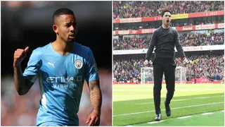 Manchester City striker Gabriel Jesus remains silent over Arsenal move