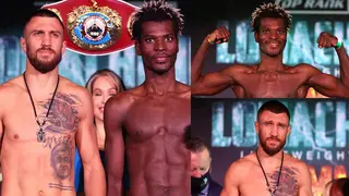 Richard Commey and Vasiliy Lomachenko make weight for Saturday's clash (Video, Photos)