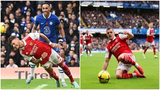 Pierre-Emerick Aubameyang: Granit Xhaka Only Arsenal Star to Give Chelsea Ace Warm Embrace at Stamford Bridge