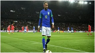 Neymar scores sublime penalty for Brazil despite fans trying to put him off with laser