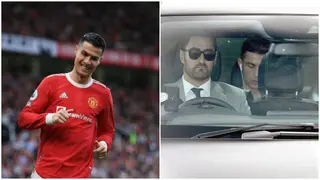 Cristiano Ronaldo returns to Manchester United for the first time, 48 hours after losing baby boy