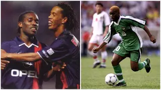 Jay Jay Okocha Claims Brazilian Legend and Former PSG Teammate Ronaldinho Tried to Imitate His Skills