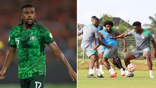 Benin Republic vs Nigeria: Alex Iwobi declares match against Cheetahs 'war' after bumping into Gernot Rohr, video