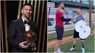 Inter Miami stars sign autographs for Ballon d'Or winner after resuming training