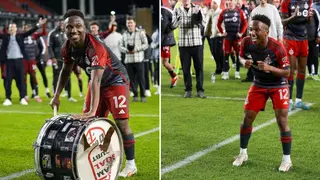 Cassius Mailula Dances With Joy After Getting off the Mark for Toronto FC in Canadian Championship