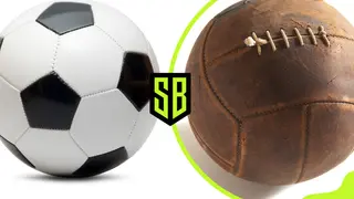 Which is the first soccer ball in the history of the sport?
