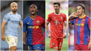Top 7 Strikers Coached by Guardiola Including Aguero and Eto’o