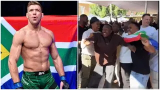 Fans in Pretoria Go Wild After Dricus du Plessis Split Decision Win Over Sean Strickland