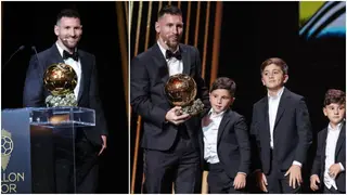 Ballon d'Or: Lionel Messi reacts after beating Erling Haaland, Kylian Mbappe to 2023 award