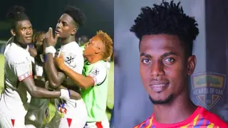 Video of Caleb Amankwah’s stunning free-kick goal in Hearts FA Cup win over Elmina Sharks drops