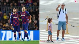 Suarez joins Messi in Argentina for World Cup celebrations