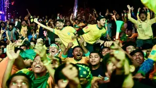 Thousands of Bangladeshi fans cheer Brazil win